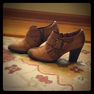 Clark's leather booties